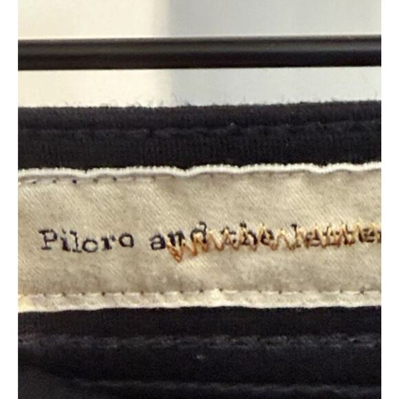 Pilcro and the Letterpress Anthropologie High Rise Black Denim Leggings Size 25 - Picture 4 of 4